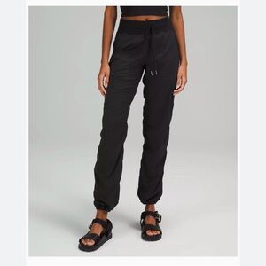 Black Lululemon dance, studio, midrise pants